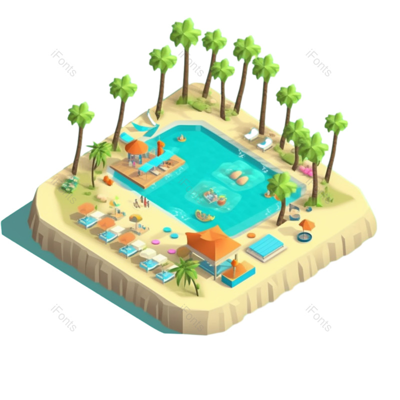 夏天图片,蓝色元素,海洋PNG,度假免抠素材